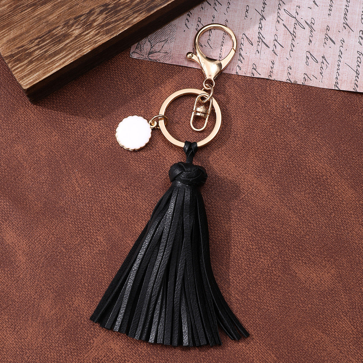 Wholesale Leather Tassel Keychains